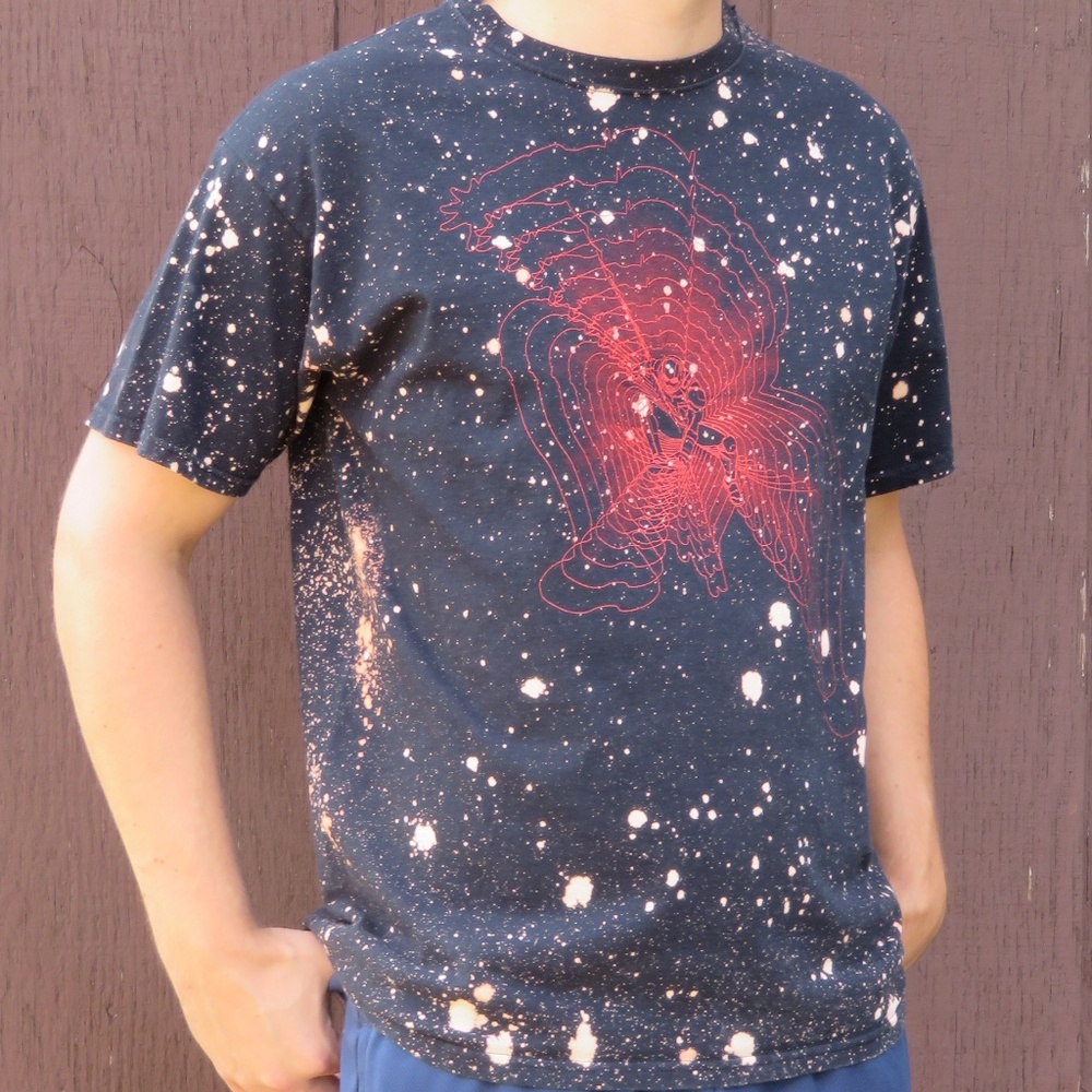 Marvel Ant Man Custom Bleach Tee sz L - Picture 2 of 4